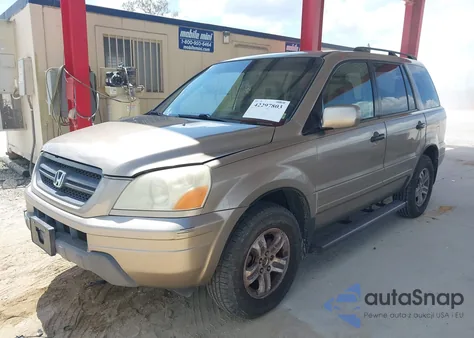 2005 Honda Pilot Ex-L из США, поврежденный, VIN 5FNYF185X5B041851
